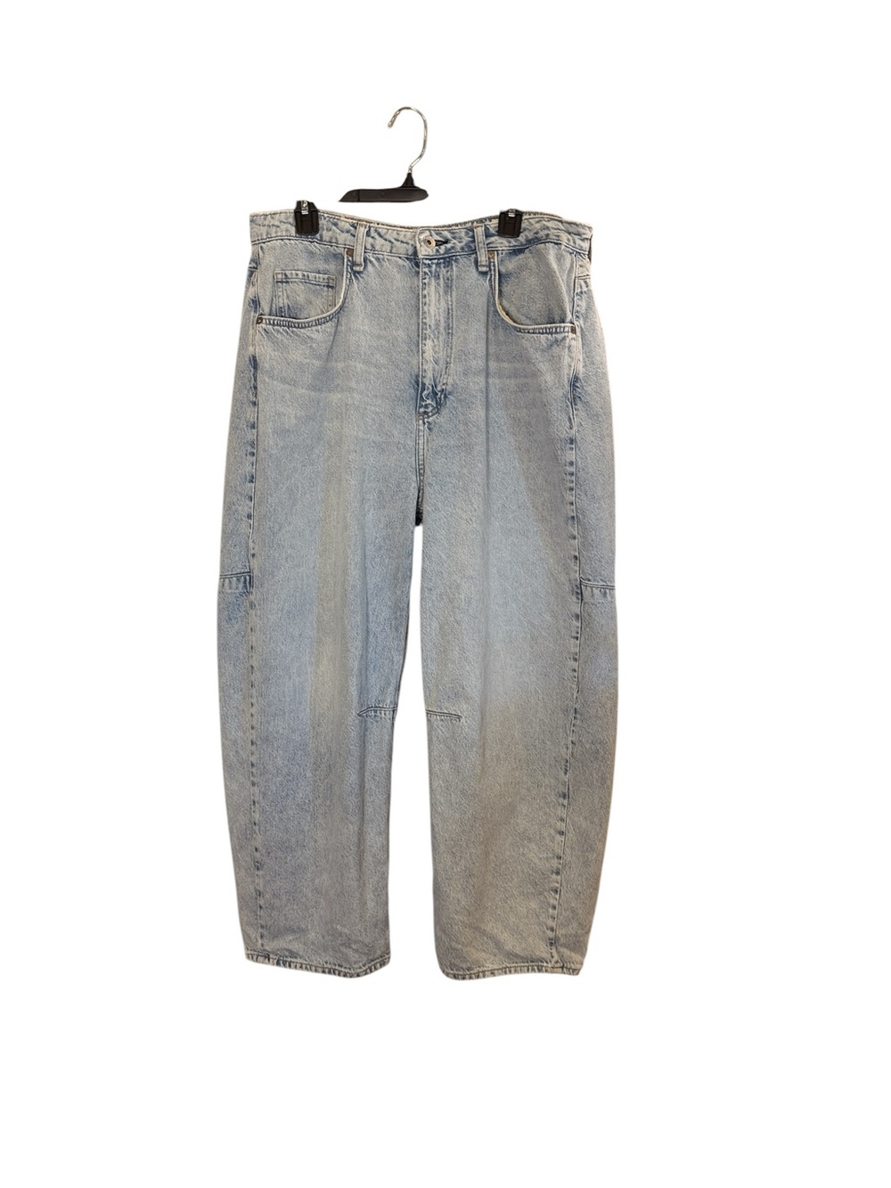 rag & bone Women’s Chase Cotton High-Rise Barrel Jean In Bloomfield sz 32